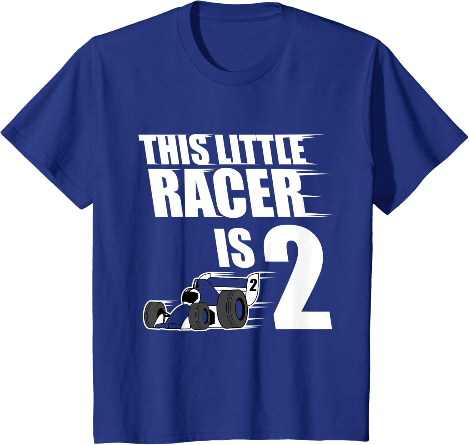 Kids 2nd Birthday Boys Race Car TShirt Racing 2 Year Old